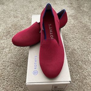 ROTHY’S Dark Red Loafers Size 6